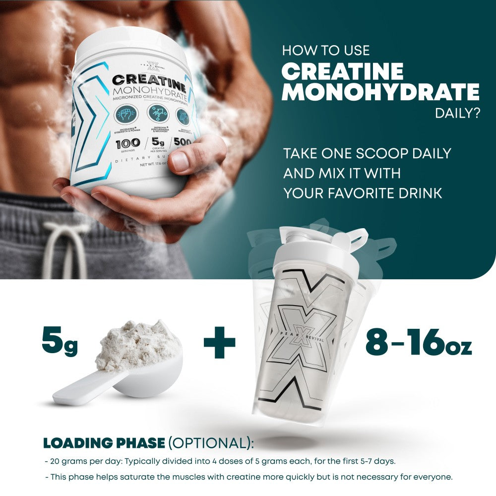 Creatine Monohydrate 100 Servings