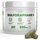Sulforaphane+ Supplement 250mg w/ 5000mcg of Pure Sulforaphane Per Serving