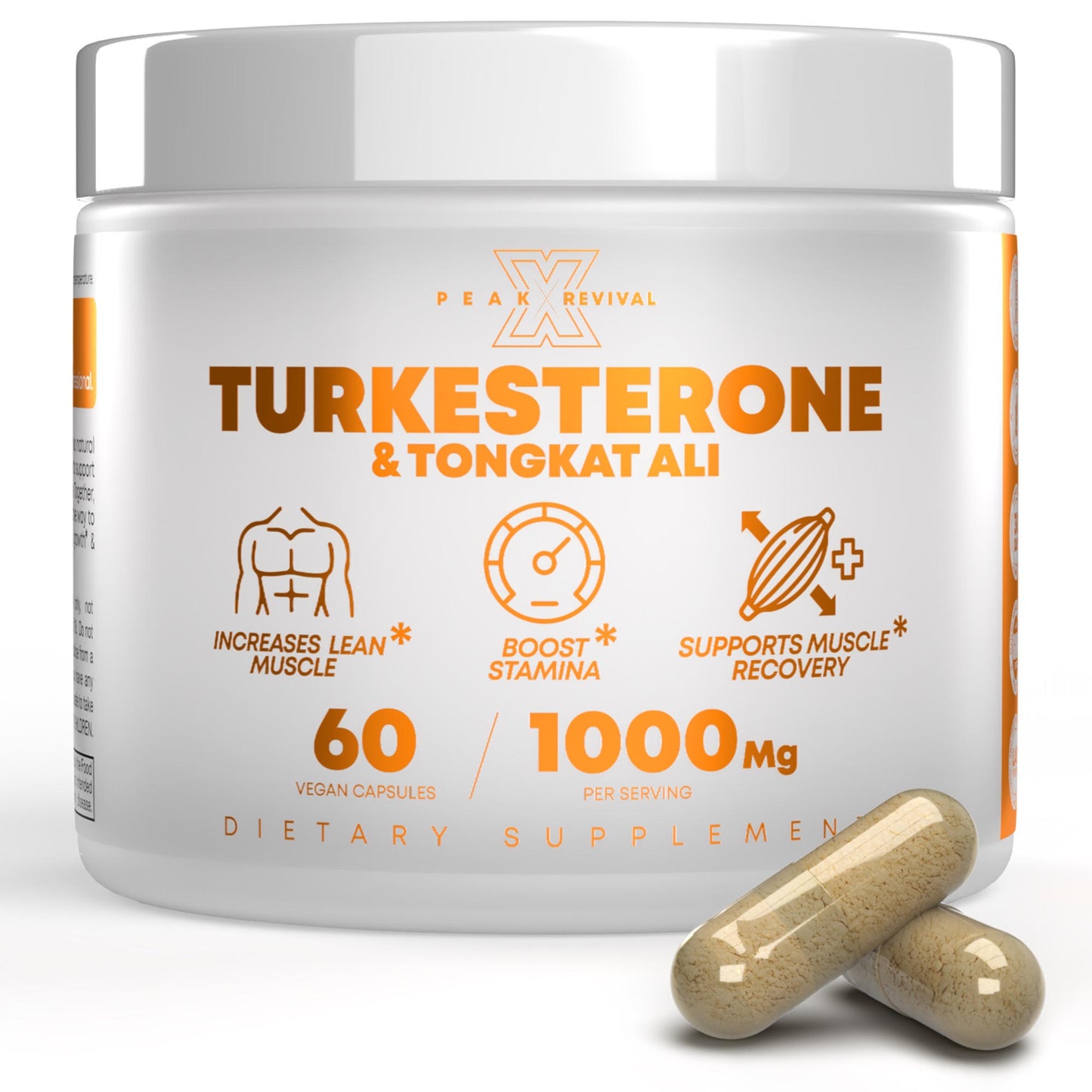 Turkesterone & Tongkat Ali Supplement 1000mg Per Serving